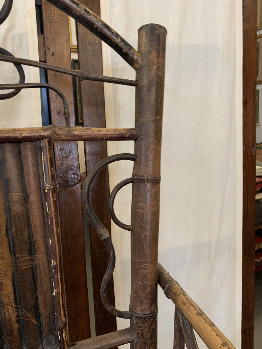 Salotto in Bambù, periodo orientalista, Venezia, seconda metà del 19esimo secolo -photo-8