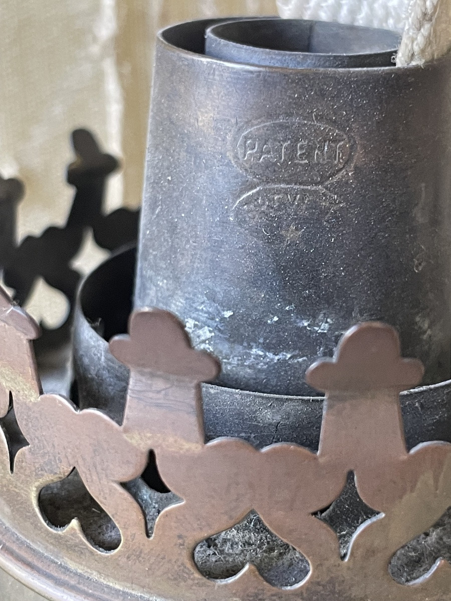 Antica lampada a olio Kosmos. Braccio regolabile, Germania 1870/90-photo-7