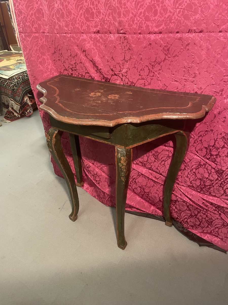 Piccola console laccata, Venezia 18esimo secolo-photo-2