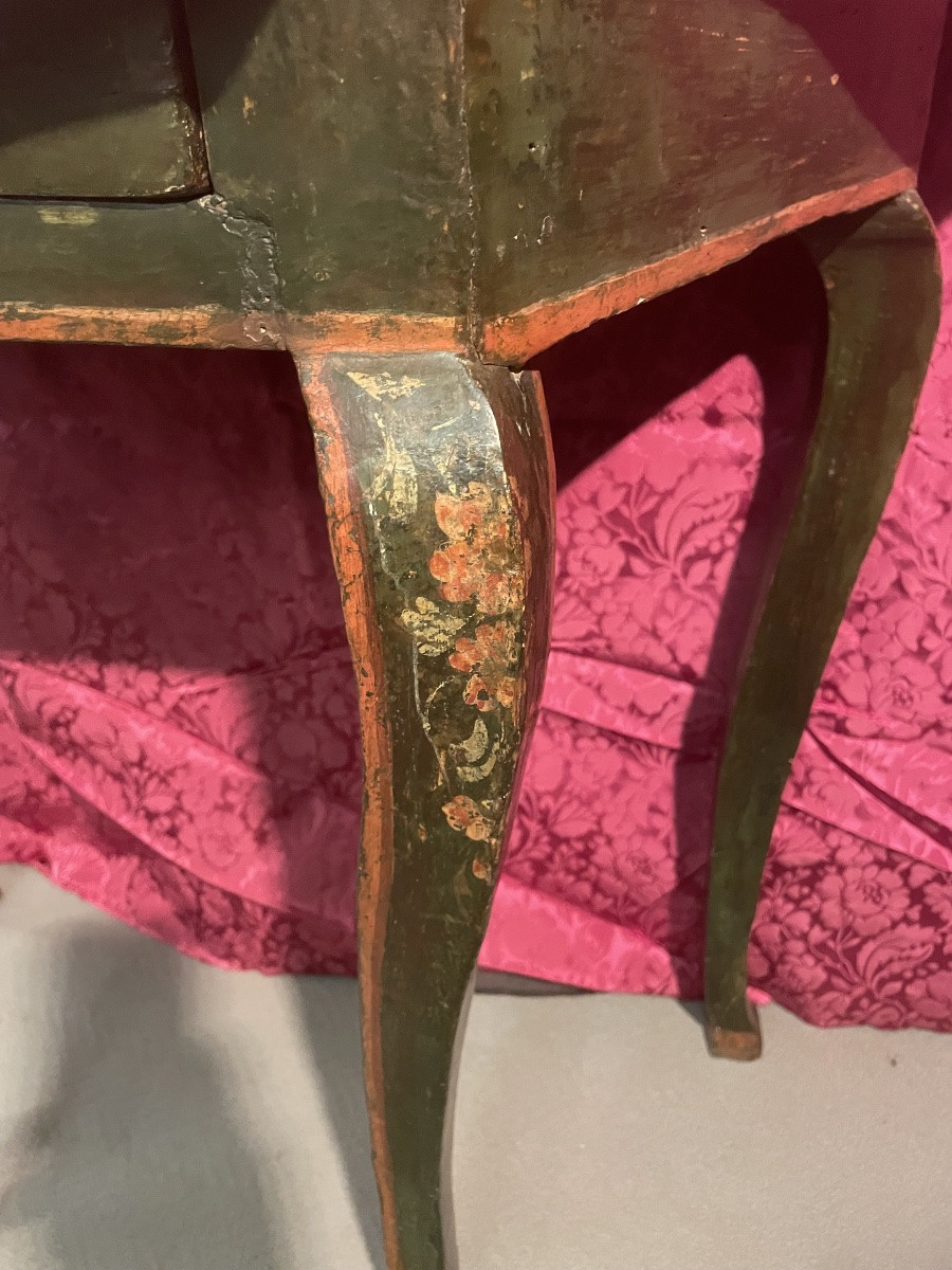 Piccola console laccata, Venezia 18esimo secolo-photo-4