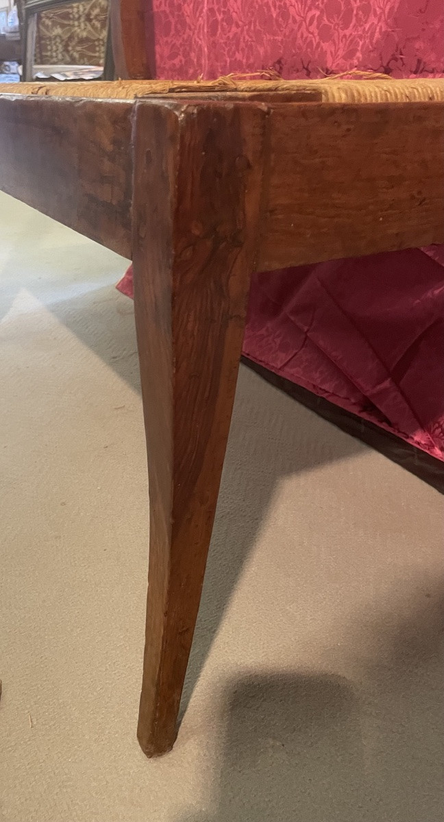 Divanetto/dormeuse Luigi XVI Noce-photo-5