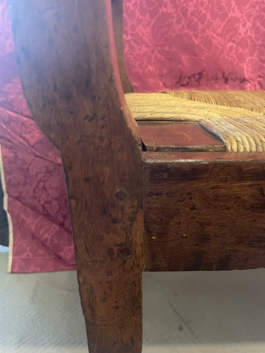 Divanetto/dormeuse Luigi XVI Noce-photo-7