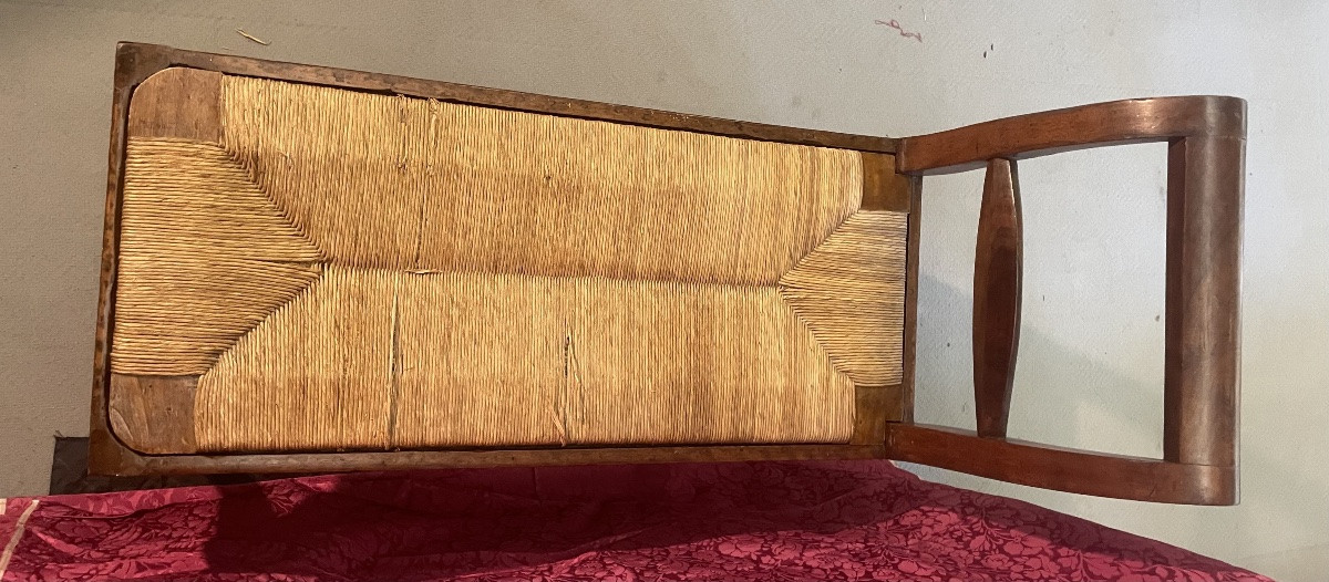 Divanetto/dormeuse Luigi XVI Noce-photo-8