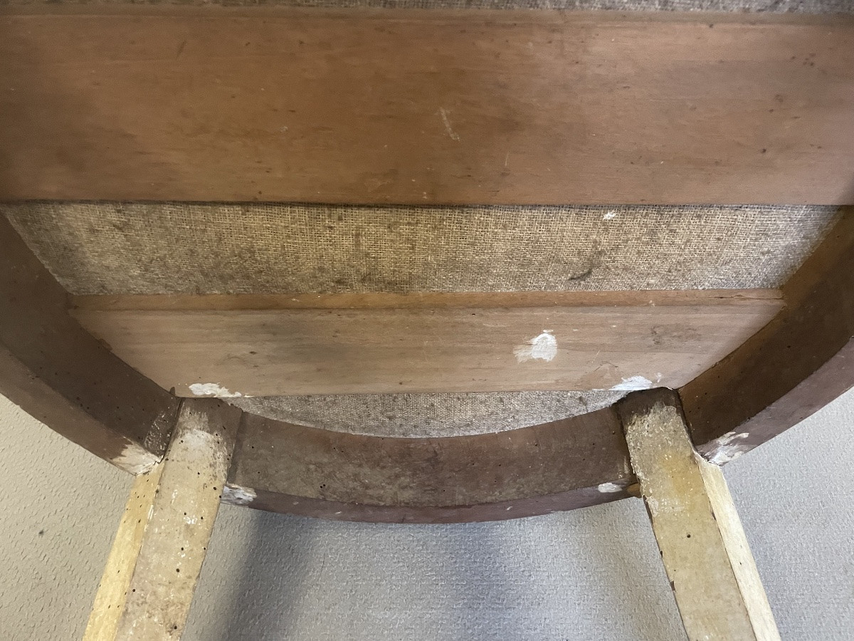 Poltrona Luigi XVI laccata e dorata, Francia, 18esimo secolo -photo-7