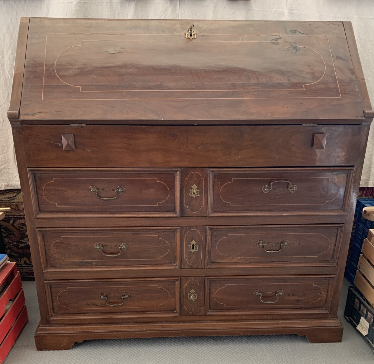 Scrittoio a Ribalta, Transizione Luigi XV/Luigi XVI, centro Italia (Roma?),metà 18esimo secolo -photo-2