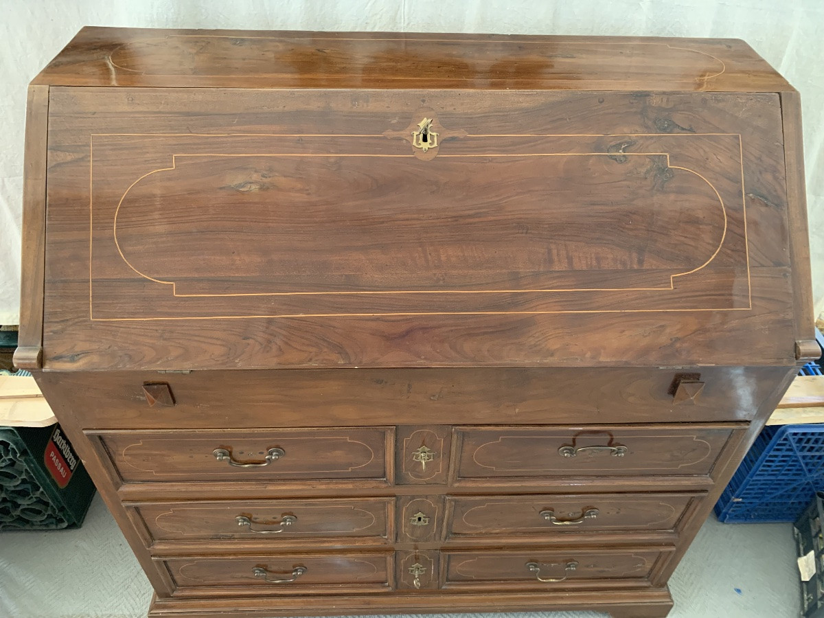 Scrittoio a Ribalta, Transizione Luigi XV/Luigi XVI, centro Italia (Roma?),metà 18esimo secolo -photo-4