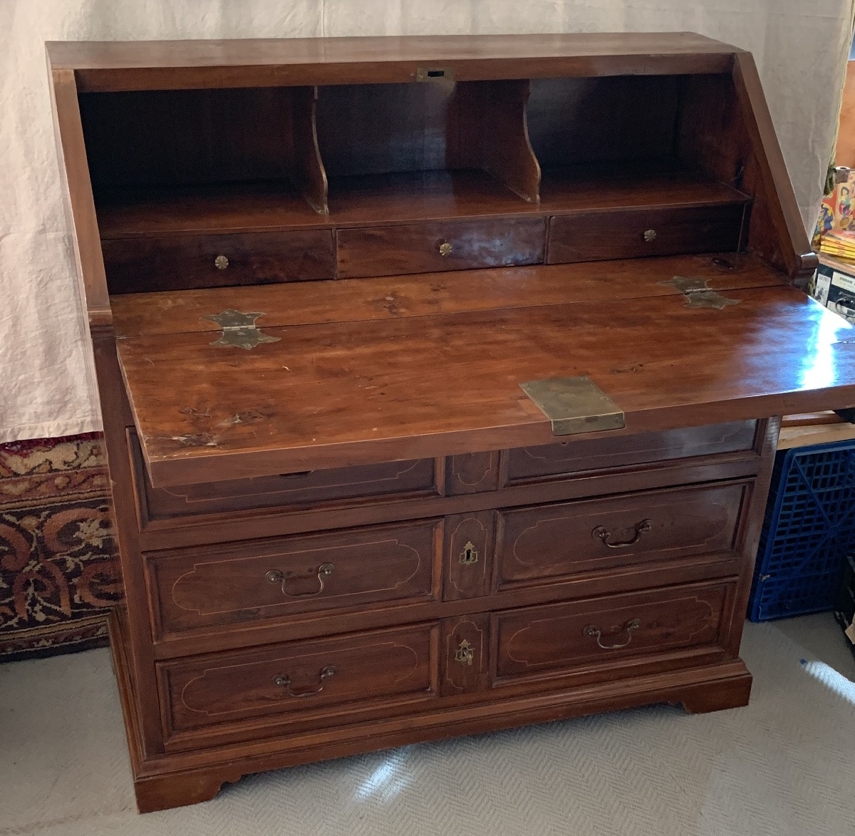 Scrittoio a Ribalta, Transizione Luigi XV/Luigi XVI, centro Italia (Roma?),metà 18esimo secolo -photo-8