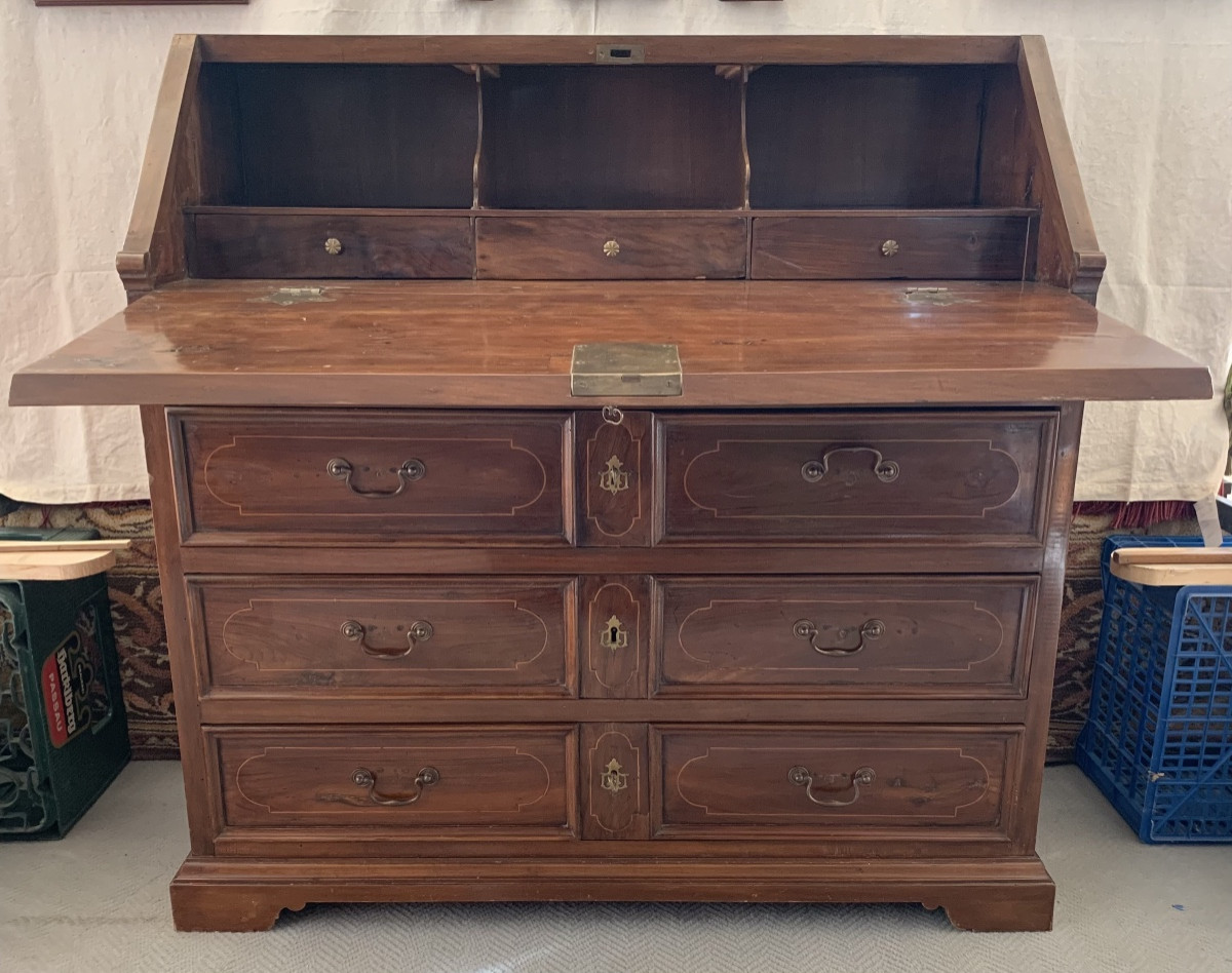 Scrittoio a Ribalta, Transizione Luigi XV/Luigi XVI, centro Italia (Roma?),metà 18esimo secolo 