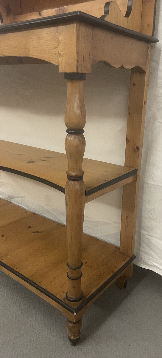 Consolle/Etagere doppio corpo in stile Biedermaier -photo-3