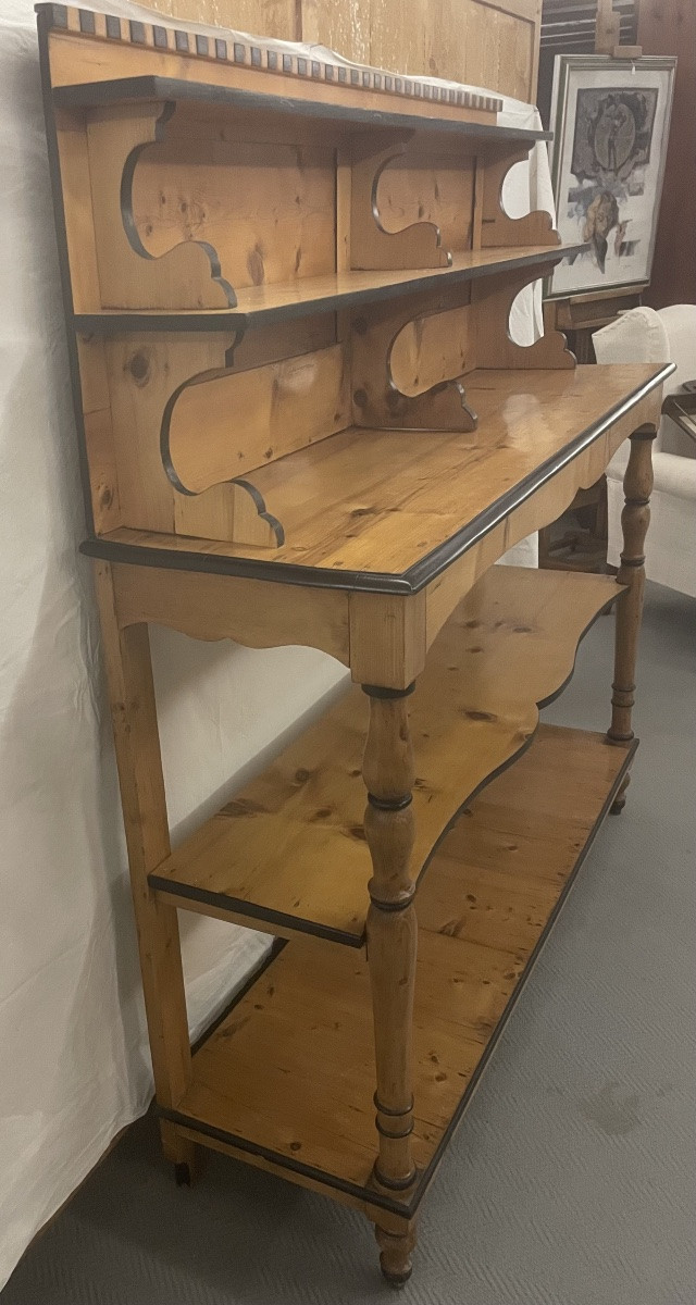 Consolle/Etagere doppio corpo in stile Biedermaier -photo-2