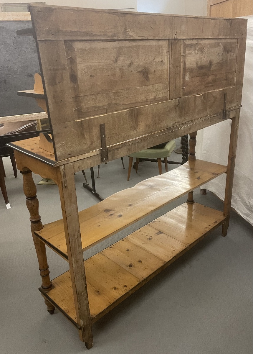 Consolle/Etagere doppio corpo in stile Biedermaier -photo-8