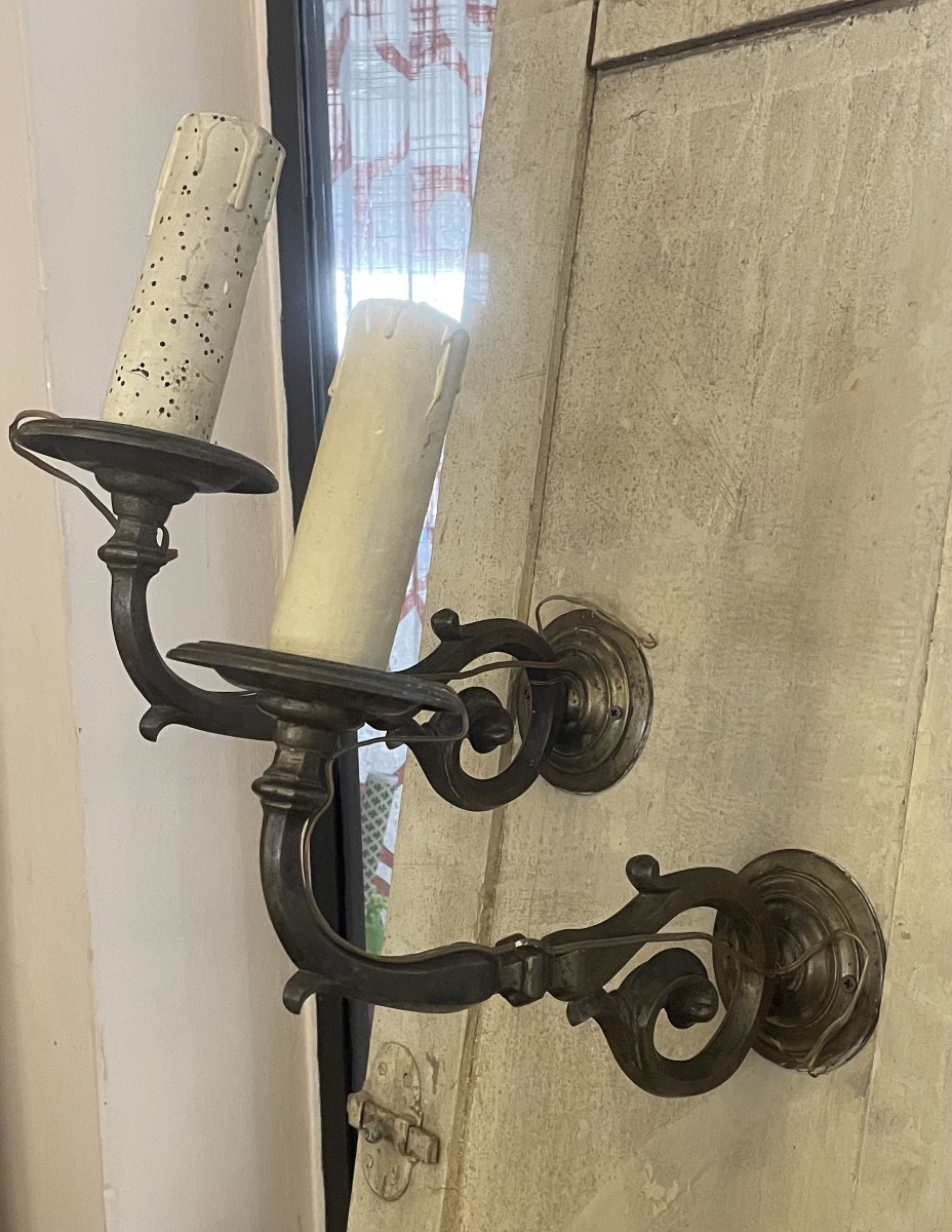 Coppia di antiche applique, 18esimo secolo