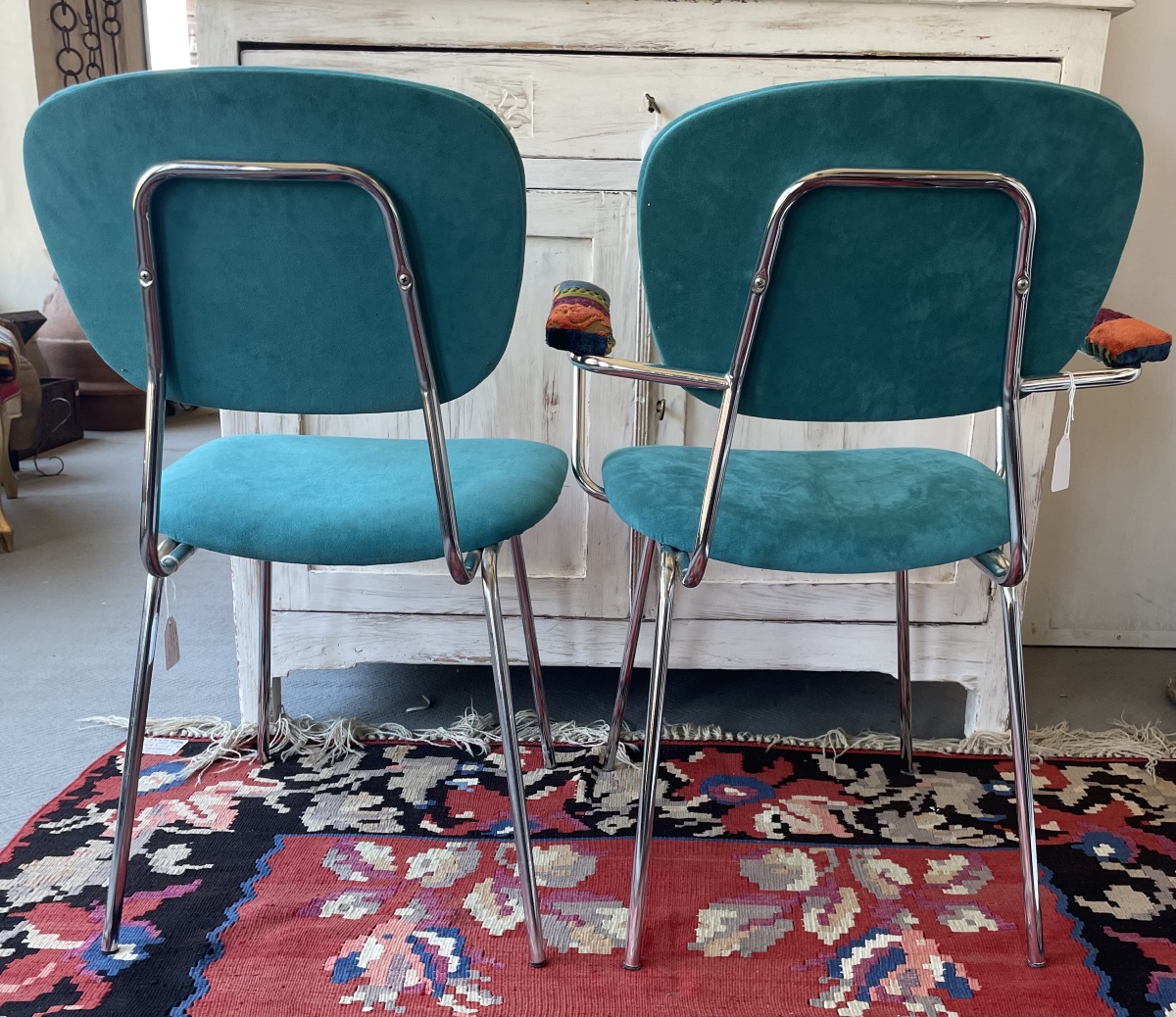 Sedia e poltroncina da ufficio, design italiano anni 60-photo-3