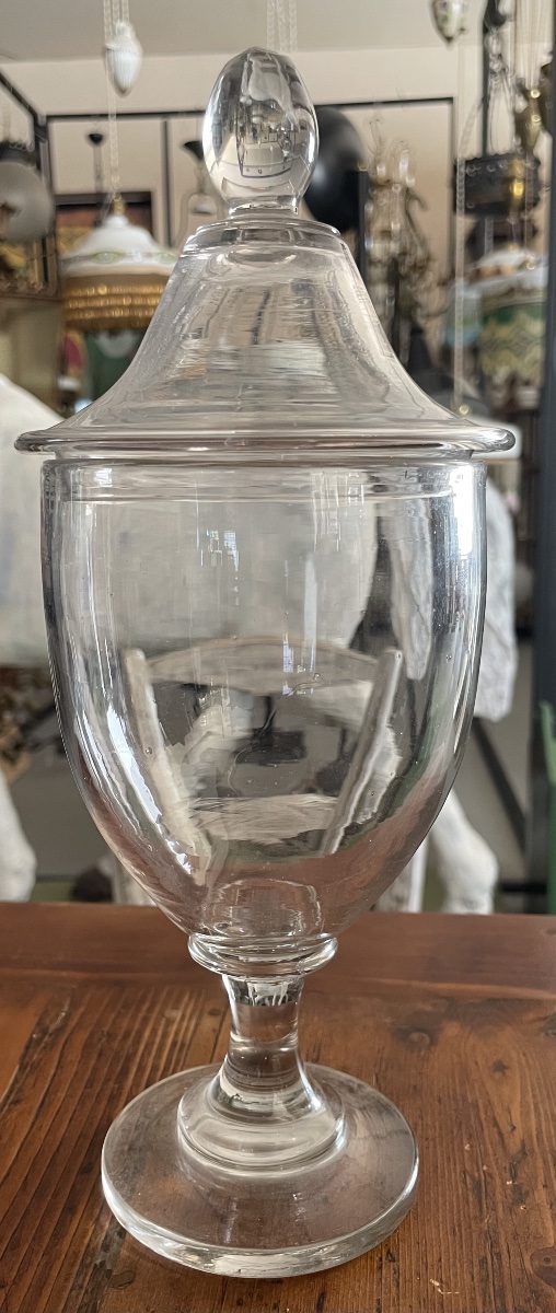 Antico vaso da farmacia Luigi XVI-photo-4