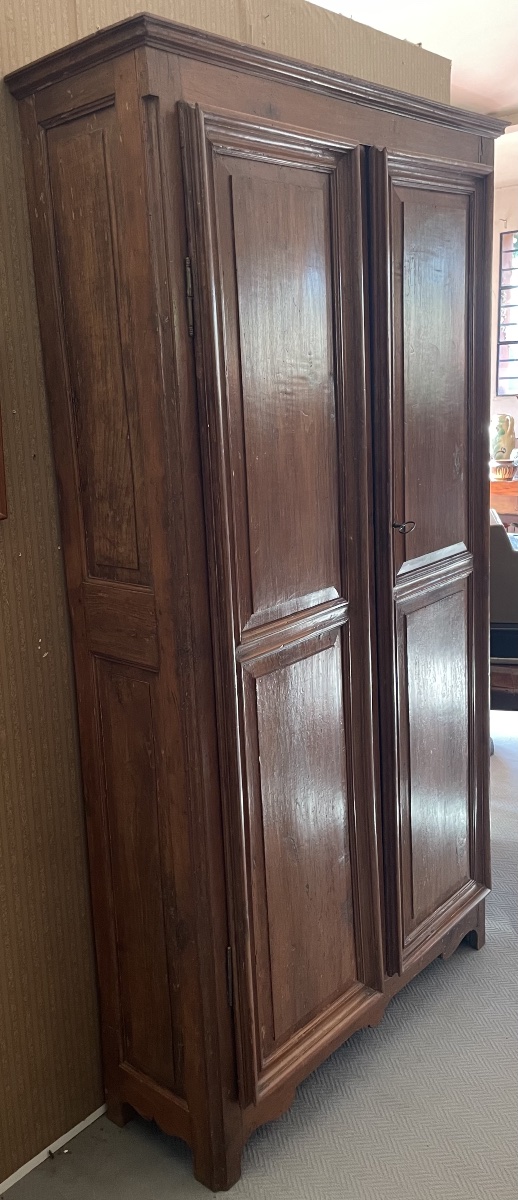 Antico armadio da cucina, Stipo. Legno di noce, centro Italia,17/18 esimo secolo -photo-2
