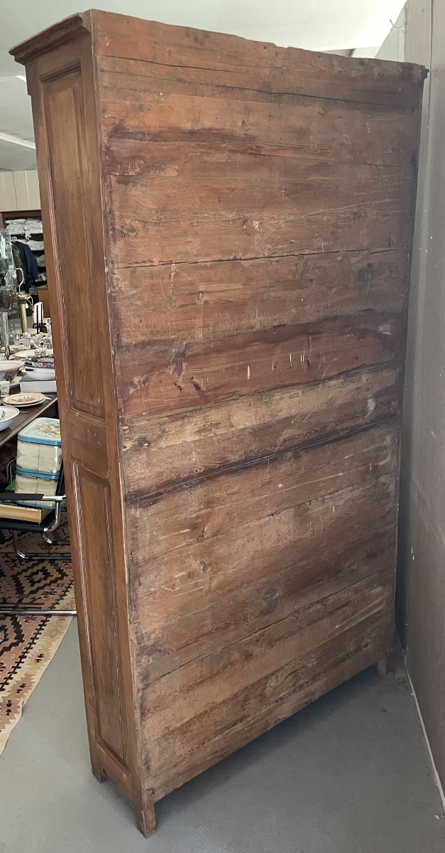 Antico armadio da cucina, Stipo. Legno di noce, centro Italia,17/18 esimo secolo -photo-1