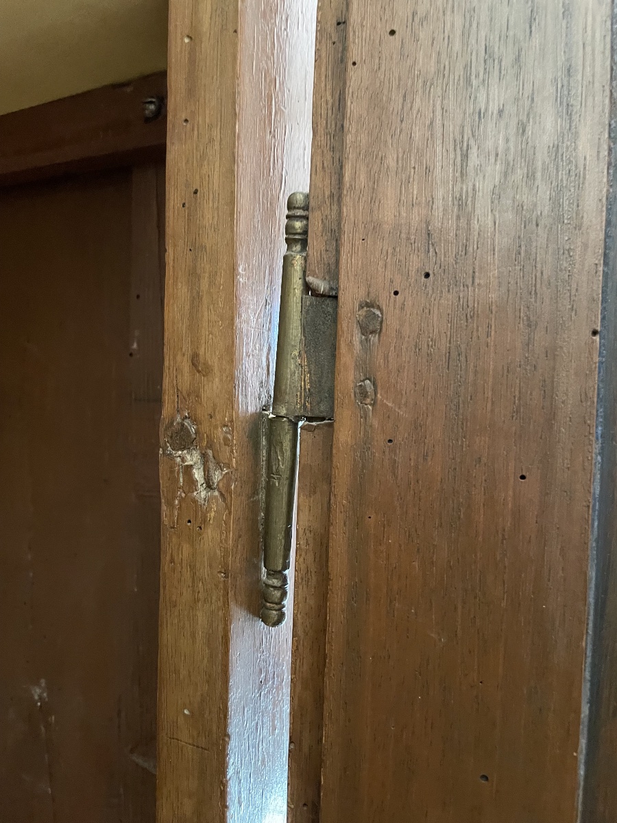 Antico armadio da cucina, Stipo. Legno di noce, centro Italia,17/18 esimo secolo -photo-3