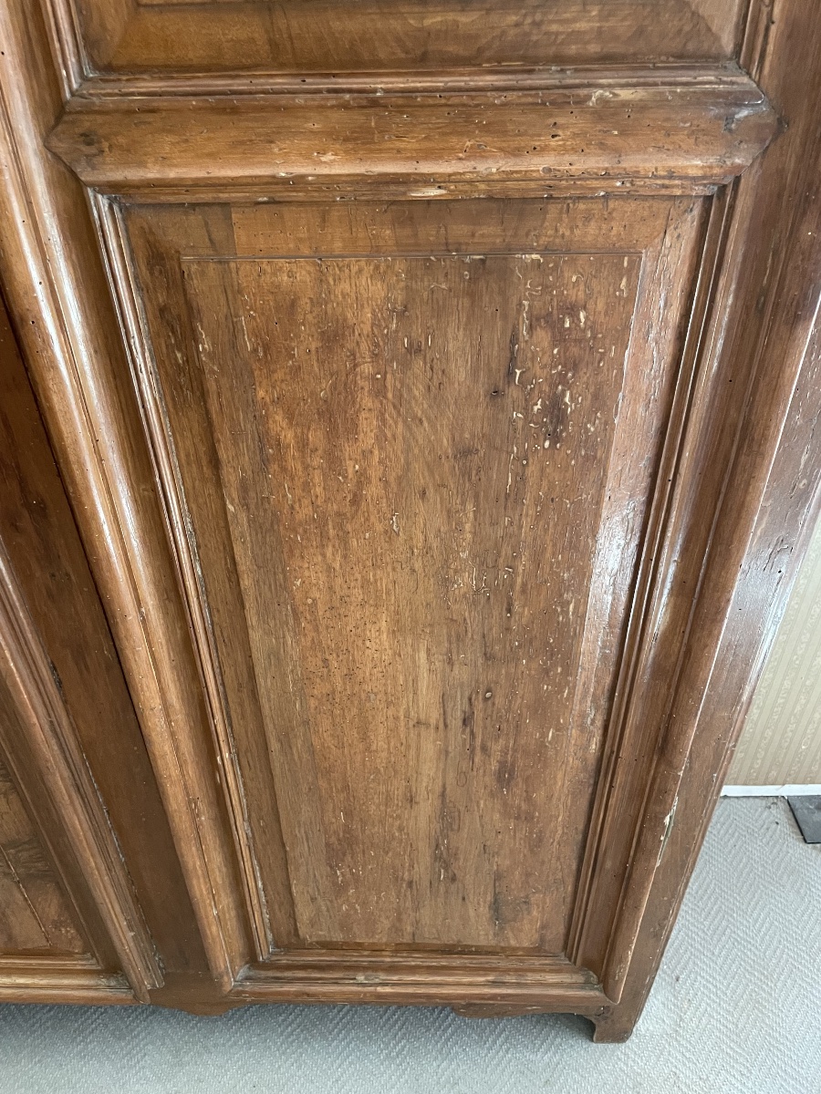 Antico armadio da cucina, Stipo. Legno di noce, centro Italia,17/18 esimo secolo -photo-4