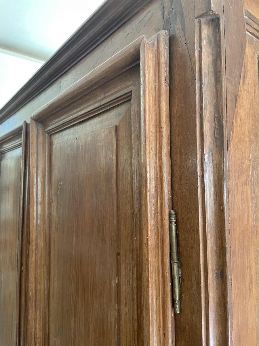 Antico armadio da cucina, Stipo. Legno di noce, centro Italia,17/18 esimo secolo -photo-5
