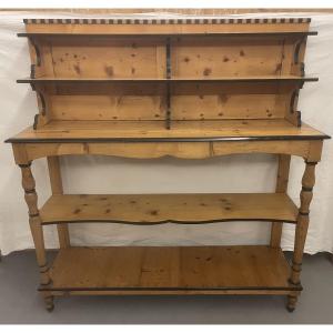 Consolle/Etagere doppio corpo in stile Biedermaier 