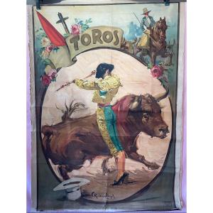 Antico manifesto Toros, carteles de Toros, 1930/40. Manifesto #1