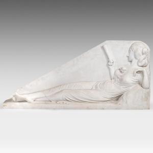 Carrara Marble Relief