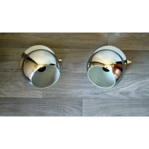 Pair Of Spotlights, Lambert Rohrer Sconces, 1960-70