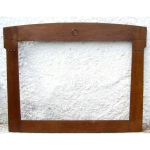 Art Nouveau Oak Veneer Frame, 1900.