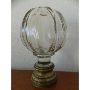 Crystal Staircase Banister Ball, 19th C.