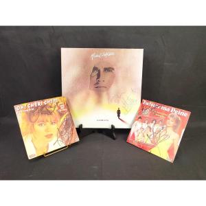 Michel Sardou, Karen Cheryl: Autographs On Vinyl
