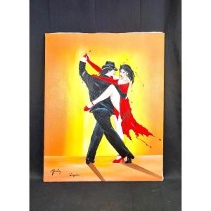 Michel Gambier: Oil On Canvas "argentine" 