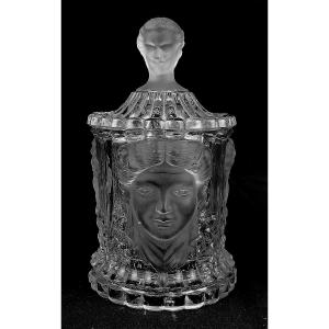 St Louis Crystal: Tobacco Jar Circa 1870