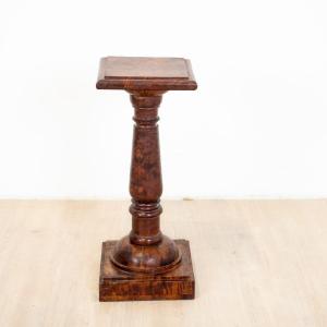 Napoleon III Stand In Amboyna Burl