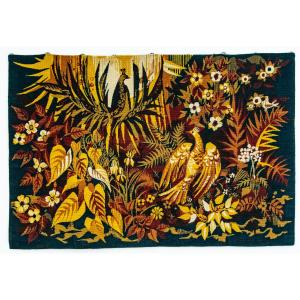 Wool Tapestry By Hervé Lelong, 1970