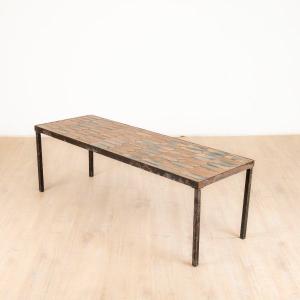 Stoneware Coffee Table By Roger Capon In Vallauris France 1970