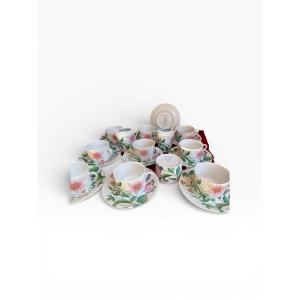 Pierre Frey Coffee Service, Floral Decoration