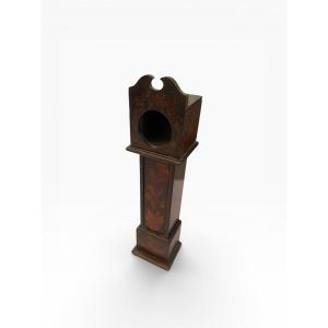 Master Clock Case In Painted Wood, Late 19th Century