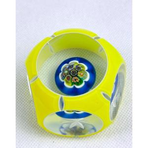 Paperweight, Sulphide Perthshire, Overlay No.6