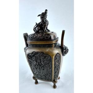 Bronze Incense Burner, Japan, Early 20th Century