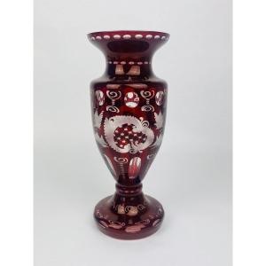 Bohemian Crystal Vase