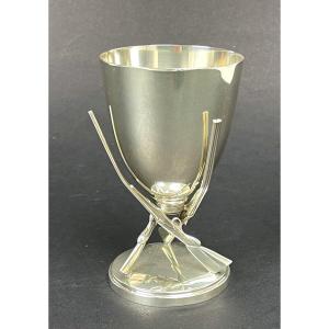 Silver Metal Hunting Trophy, Hunting Cup