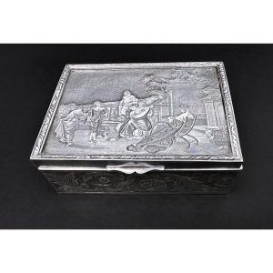 Silver-plated Copper Jewelry Box