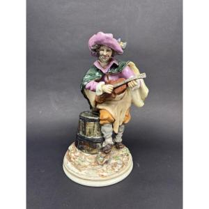 Capodimonte Porcelain Musician