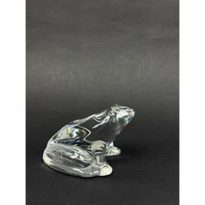 Baccarat, Crystal Frog, Paperweight
