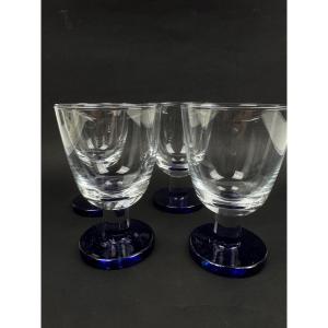 Murano, Set Of 4 Large Stemmed Glasses