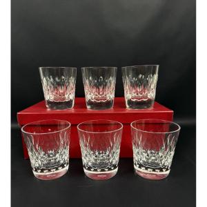 Baccarat, Set Of 6 Armagnac Whisky Glasses
