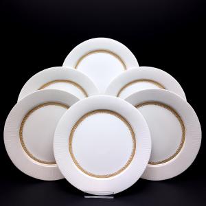 Rosenthal Tapio Wirkkala 6 Dinner Plates Ondulation Studio-linie
