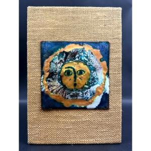 Bernadette Lépinois, Enamel On Copper, Sun C. 70