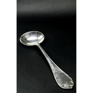 Christofle Marly Silver-plated Metal Sauce Spoon, 1980s