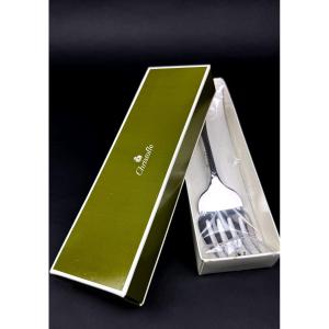 Christofle Marly Fish Serving Fork, New In Original Box, 1980s